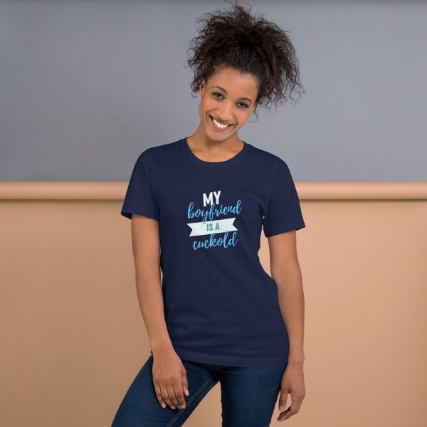 My boyfriend is a cuckold Unisex t-shirt - Image 6