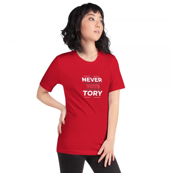 Never Vote Tory Unisex t-shirt - Image 4
