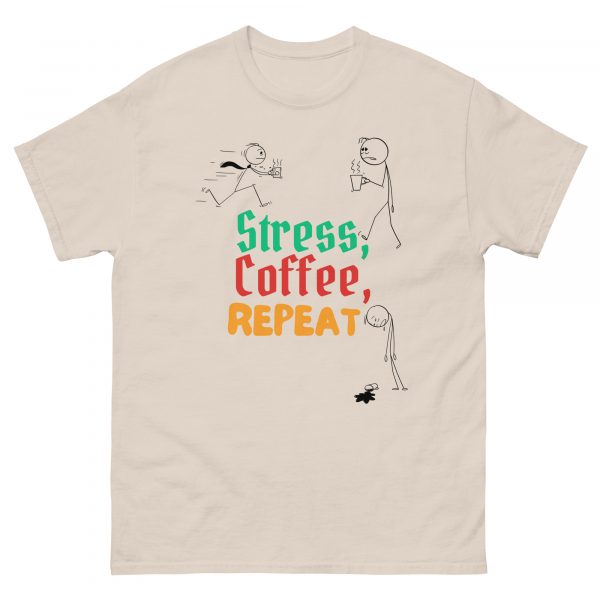 Stress, Coffee, Repeat Unisex classic tee