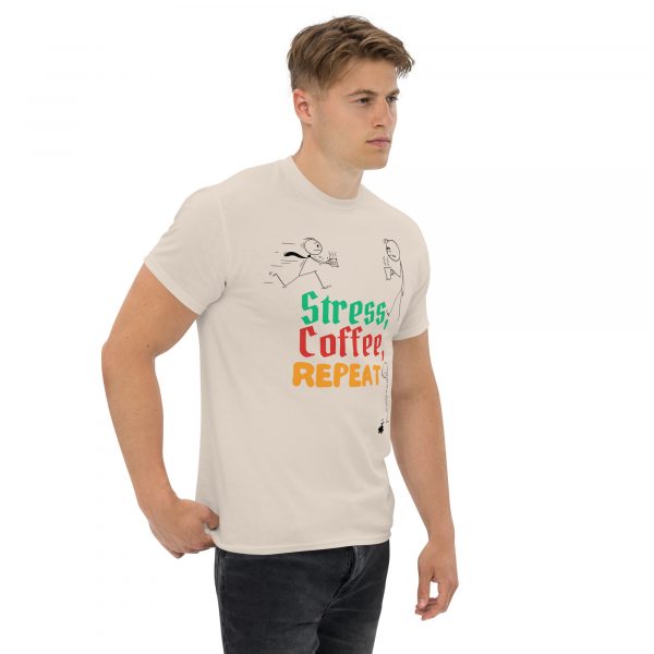 Stress, Coffee, Repeat Unisex classic tee - Image 2