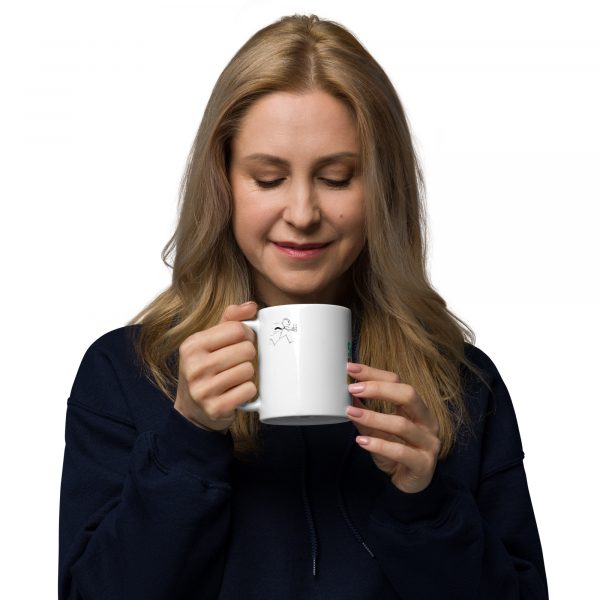 Stress, Coffee, Repeat White glossy mug - Image 2