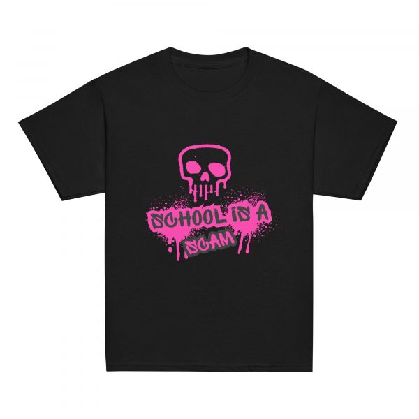 School Is A Scam  Youth classic tee - Image 7