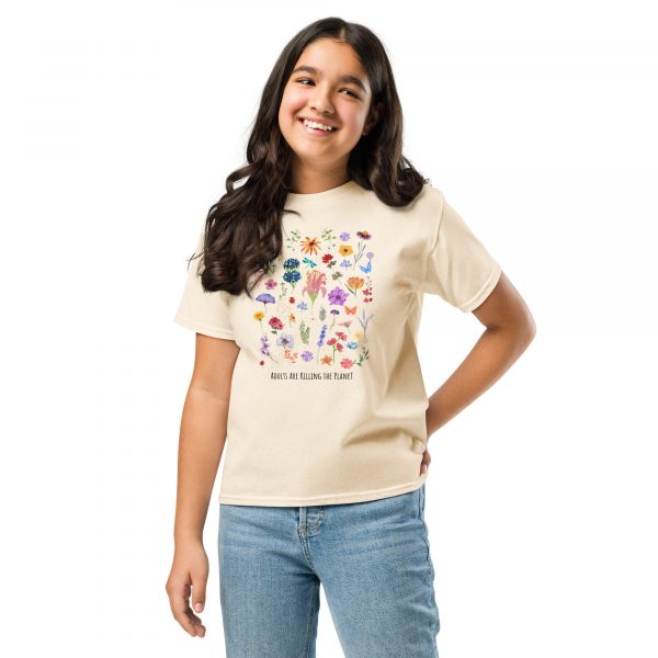 Adults Are Killing the Planet  Youth classic tee - Image 5
