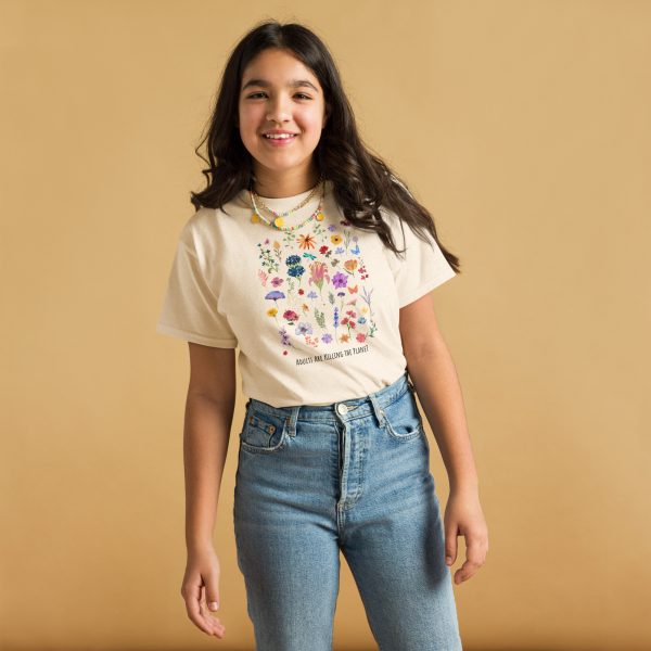 Adults Are Killing the Planet  Youth classic tee - Image 9