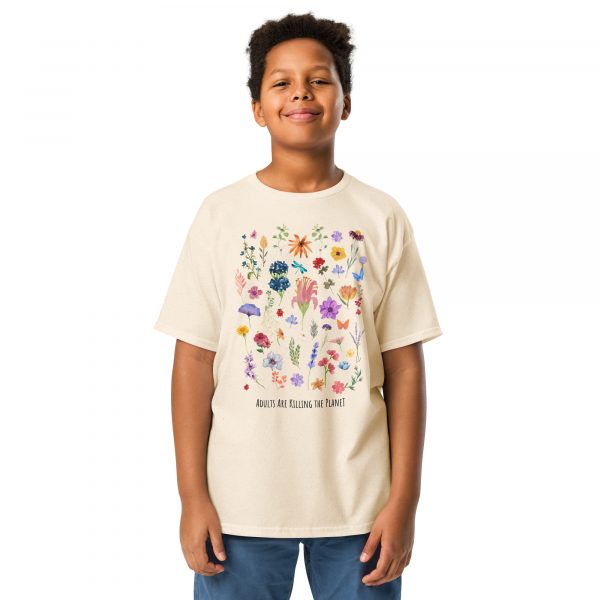 Adults Are Killing the Planet  Youth classic tee - Image 12