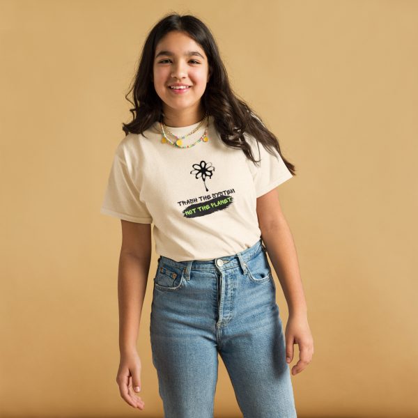 Trash the System, Not the Planet Youth classic tee - Image 5