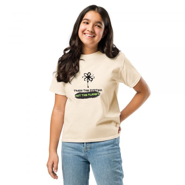 Trash the System, Not the Planet Youth classic tee - Image 6