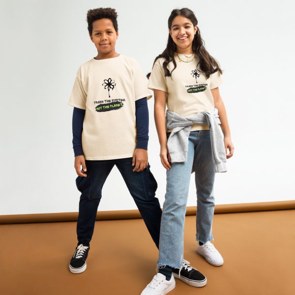 Trash the System, Not the Planet Youth classic tee - Image 7