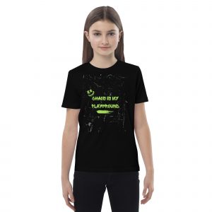 Chaos Is My Playground – Organic Cotton Kids T-Shirt | Edgy Urban Festival Tee