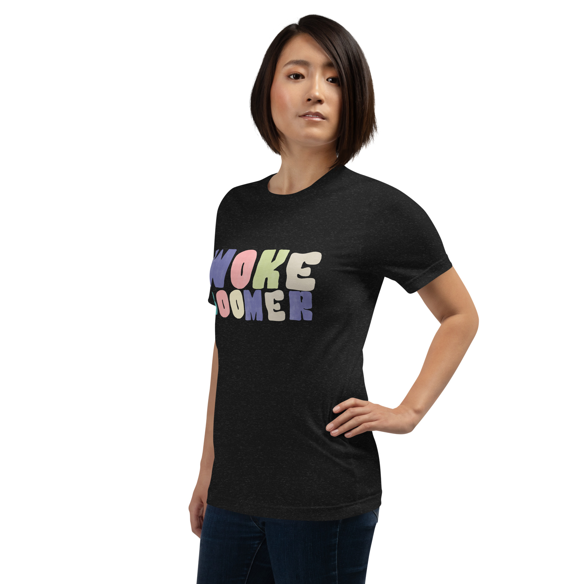 Woke Boomer T-Shirt | Funny Woke Boomer Tee | Punk Boomer Shirt | Alternative Political Gift | Retro Protest Graphic Tee - Image 2