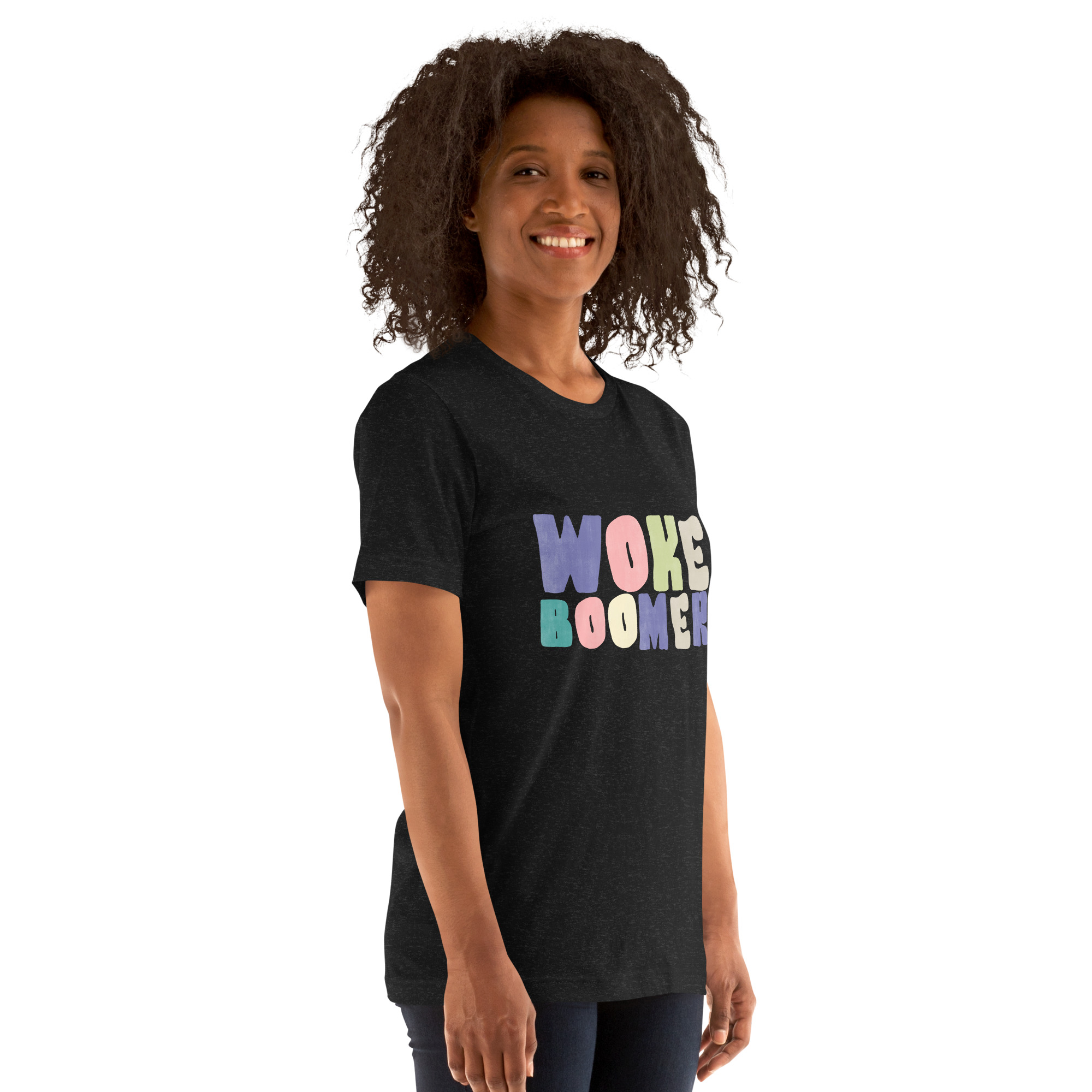 Woke Boomer T-Shirt | Funny Woke Boomer Tee | Punk Boomer Shirt | Alternative Political Gift | Retro Protest Graphic Tee - Image 3