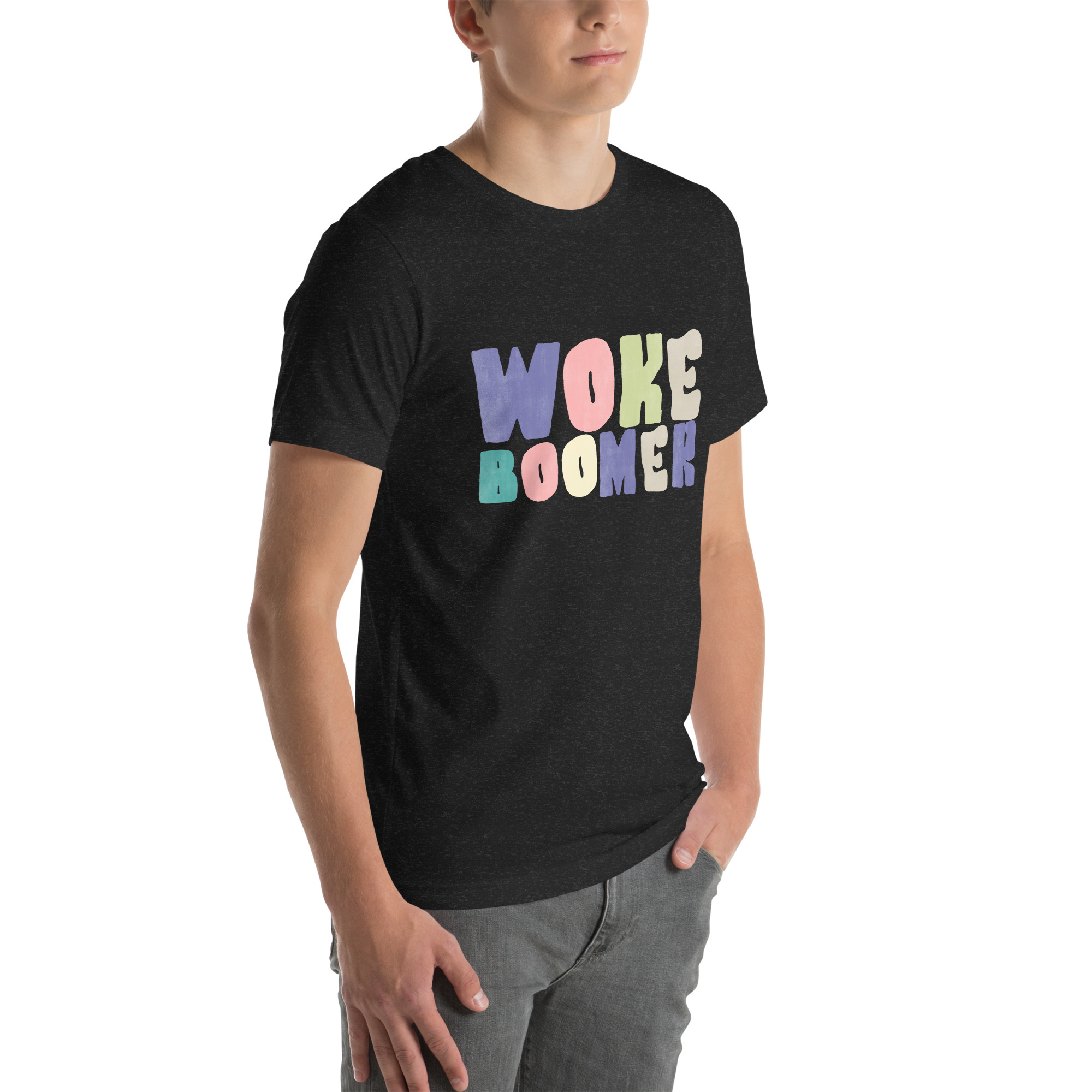 Woke Boomer T-Shirt | Funny Woke Boomer Tee | Punk Boomer Shirt | Alternative Political Gift | Retro Protest Graphic Tee - Image 5