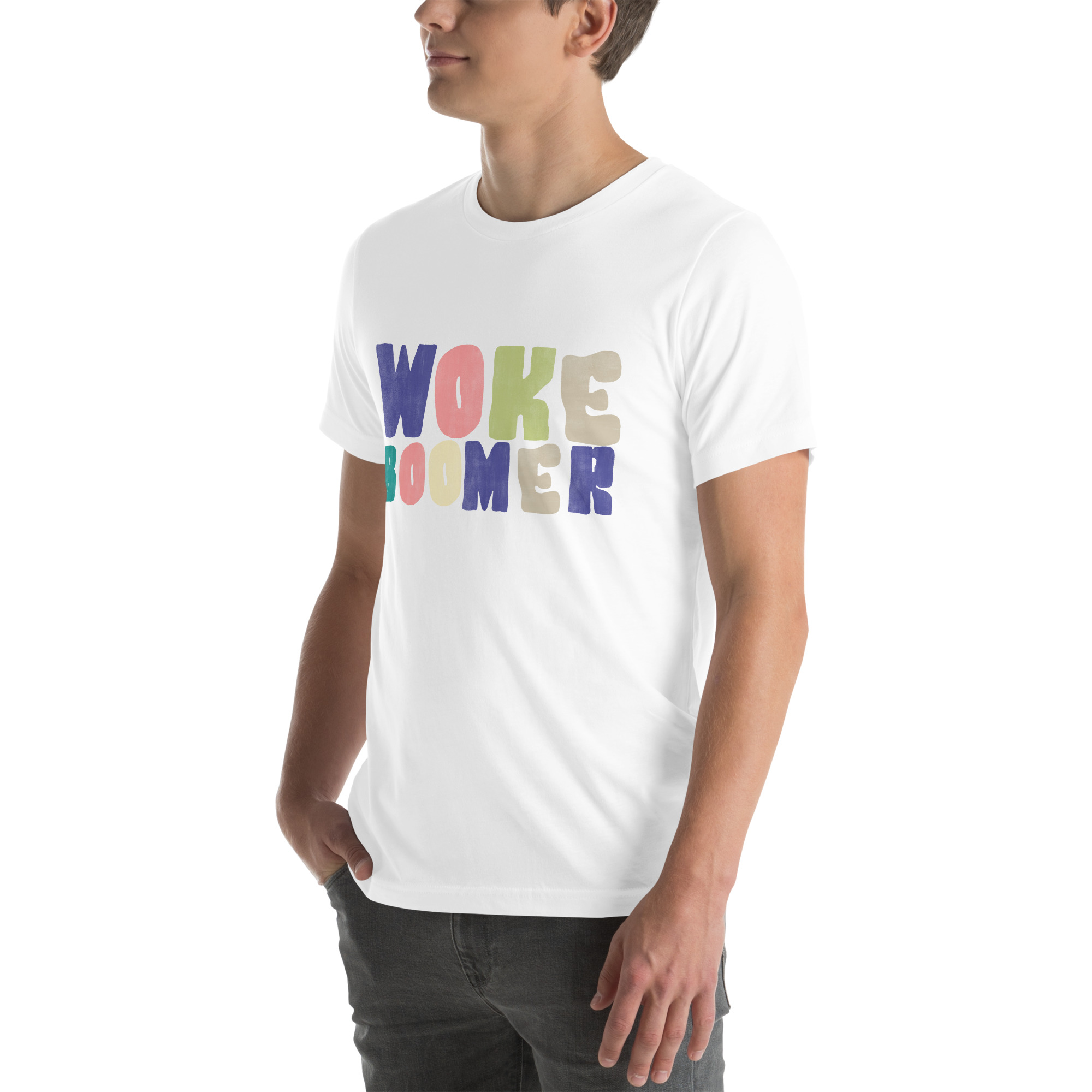 Woke Boomer T-Shirt | Funny Woke Boomer Tee | Punk Boomer Shirt | Alternative Political Gift | Retro Protest Graphic Tee - Image 7