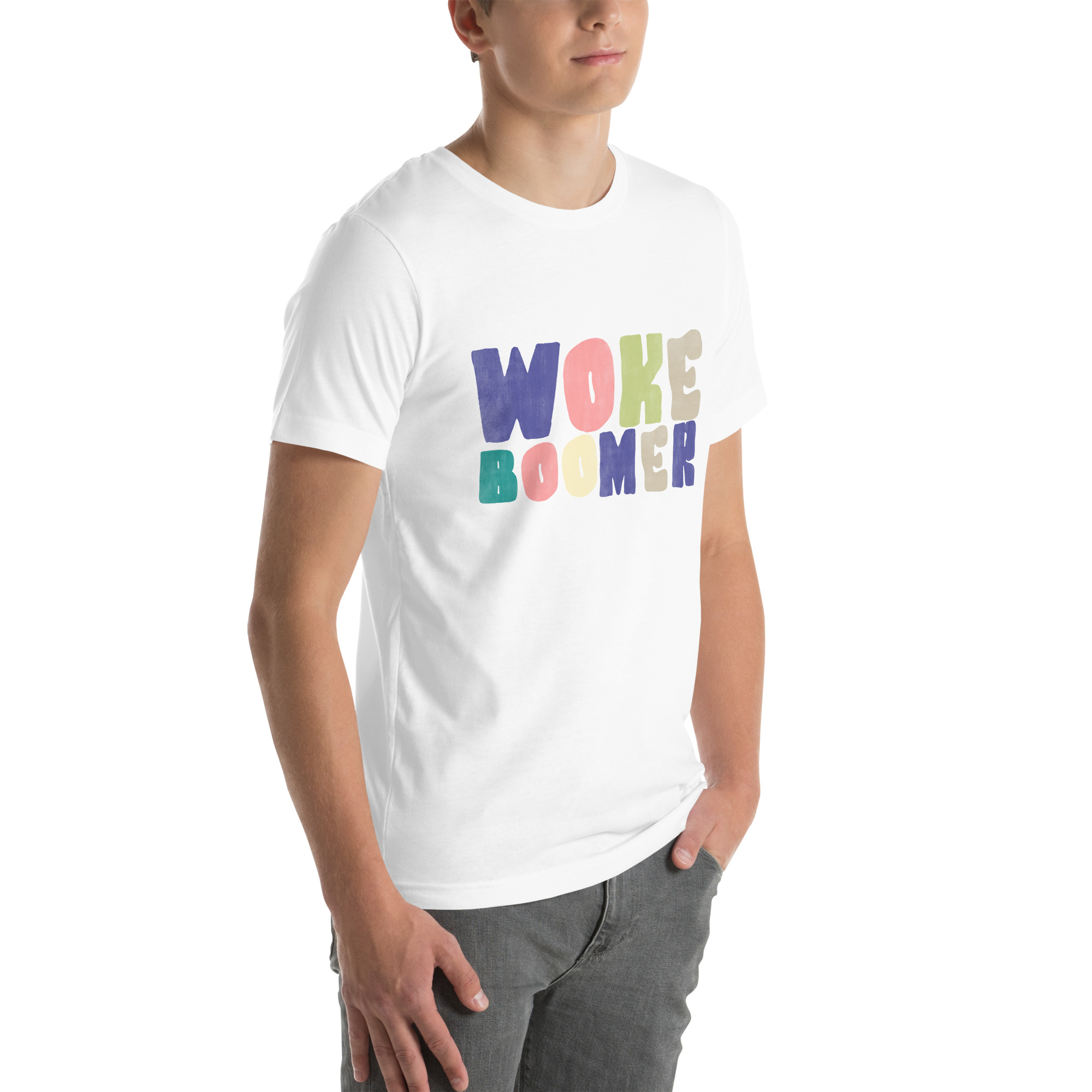 Woke Boomer T-Shirt | Funny Woke Boomer Tee | Punk Boomer Shirt | Alternative Political Gift | Retro Protest Graphic Tee - Image 8