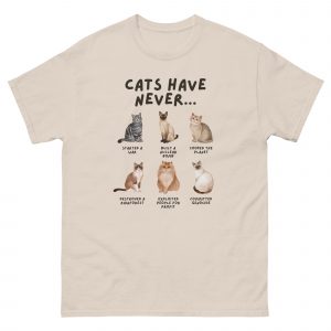 Cats Have Never T Shirt, Funny Dark Humour Cat Shirt, Anti Human T Shirt, Punk Cat Shirt, Alternative Gothic Tee, Sarcastic Cat Gift