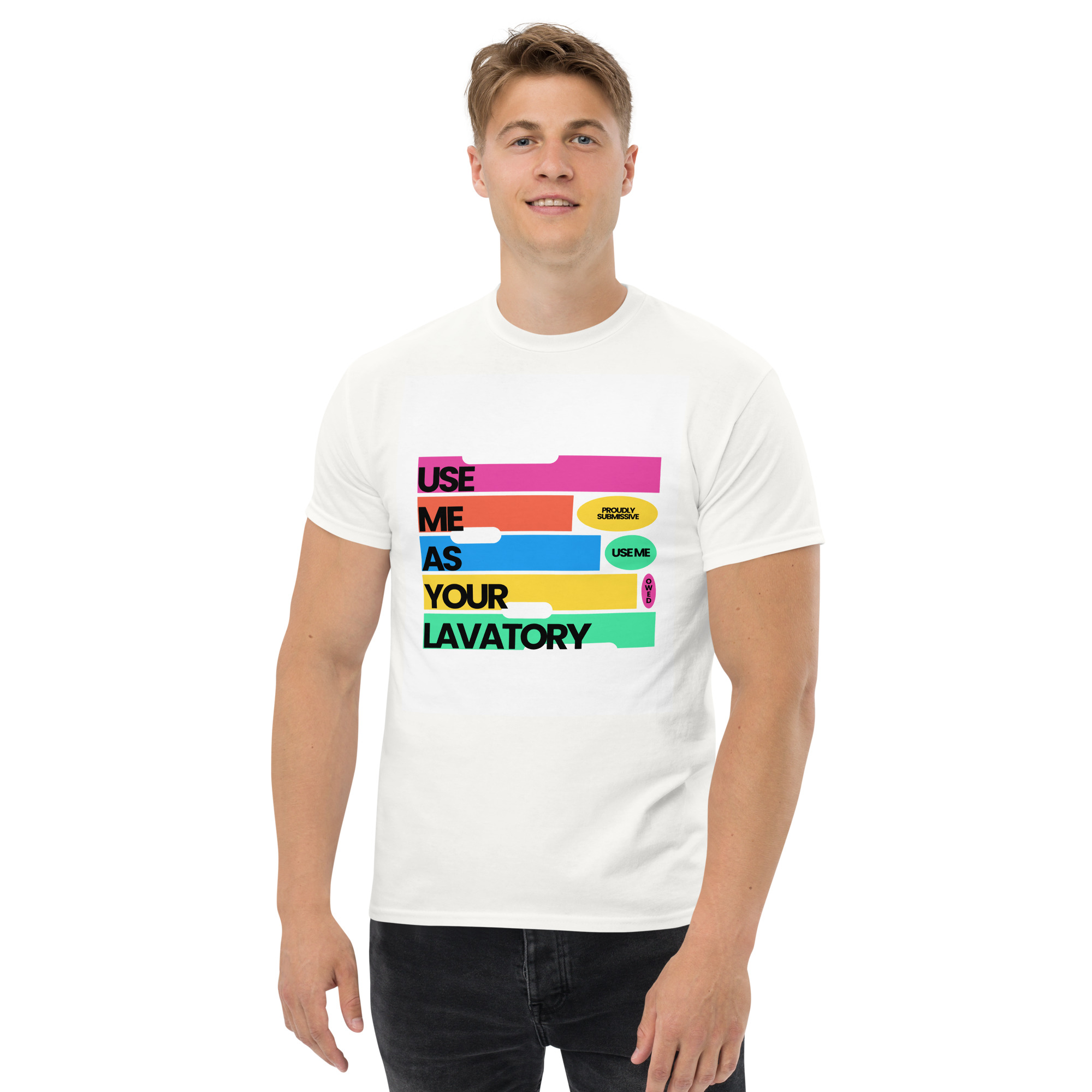 Use Me As Your Lavatory T-Shirt | Funny Kink Shirt | Submissive T-Shirt | Adult Humour Tee | Degrading T-Shirt | Alternative Clothing - Image 6