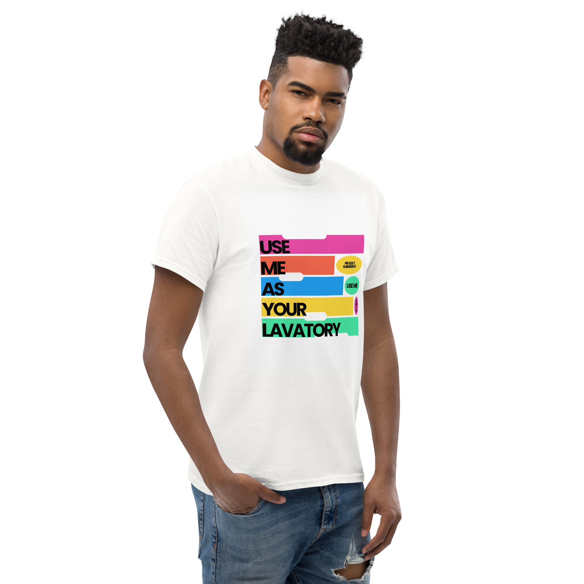 Use Me As Your Lavatory T-Shirt | Funny Kink Shirt | Submissive T-Shirt | Adult Humour Tee | Degrading T-Shirt | Alternative Clothing - Image 3